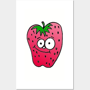 Sweet Red Strawberry Posters and Art